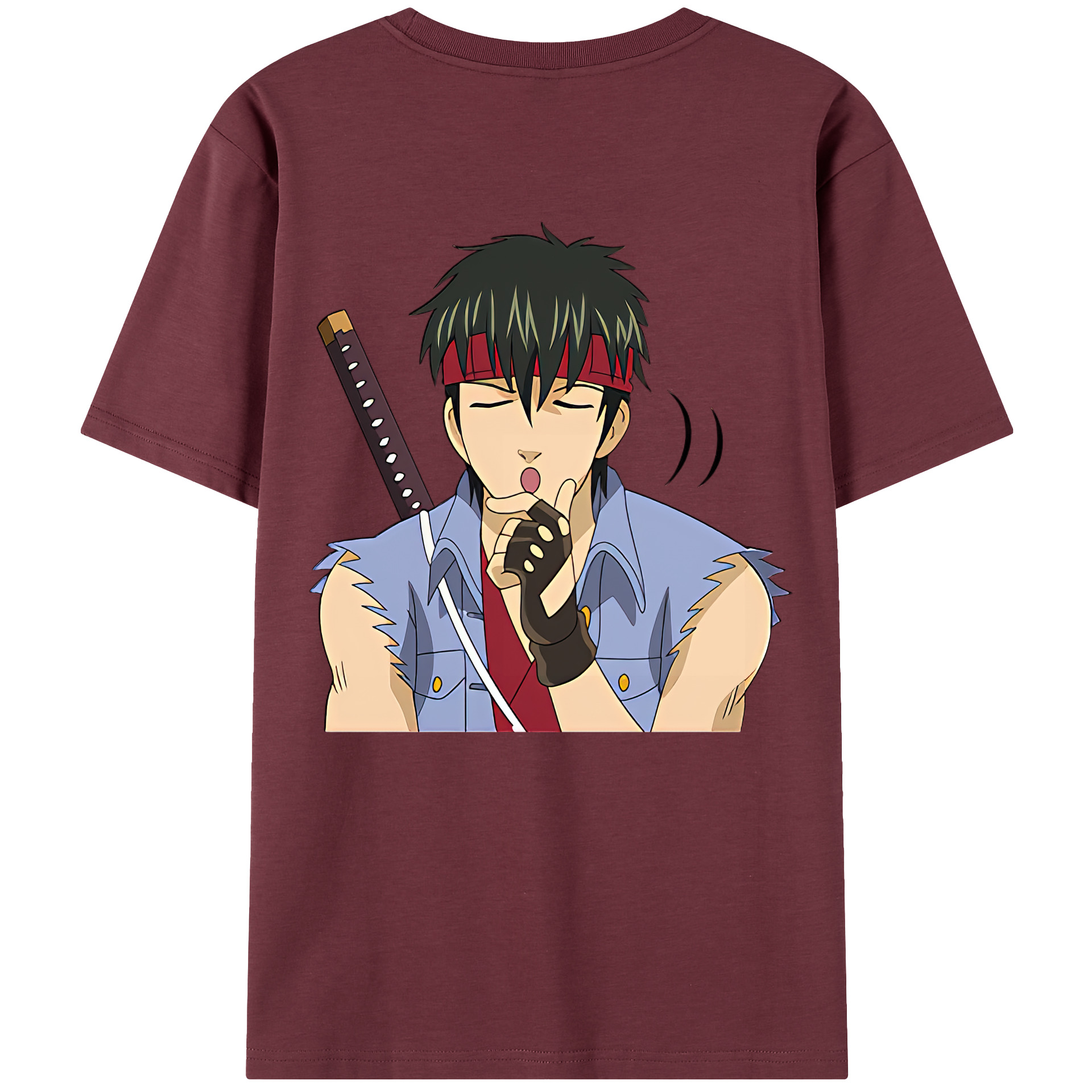 （画像用） ぎんたま 坂田銀時（さかたぎんとき） 神楽 志村新八（しむら しんぱち） GINTAMA Sakata Gintoki Kagura Shimura Shinpachi 綿100％半袖Tシャツ（背面プリント）